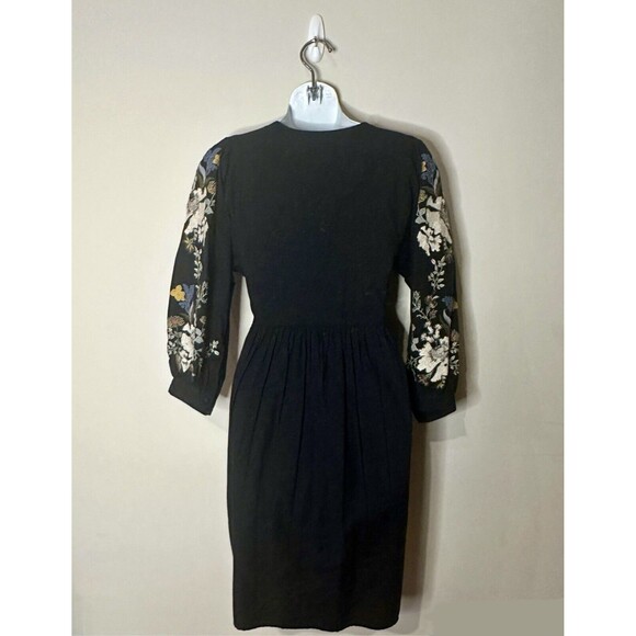 VELVET by Graham & Spencer Floral Embroidered Linen Blend Dress Size XS EUC!!! - Picture 4 of 6